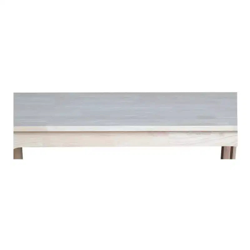 Table de salle à manger hauteur comptoir, style Mission, en parawod massif non traité, 122 cm x 61 cm