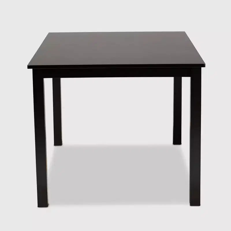 Table à manger rectangulaire en bois, espresso, 6 places