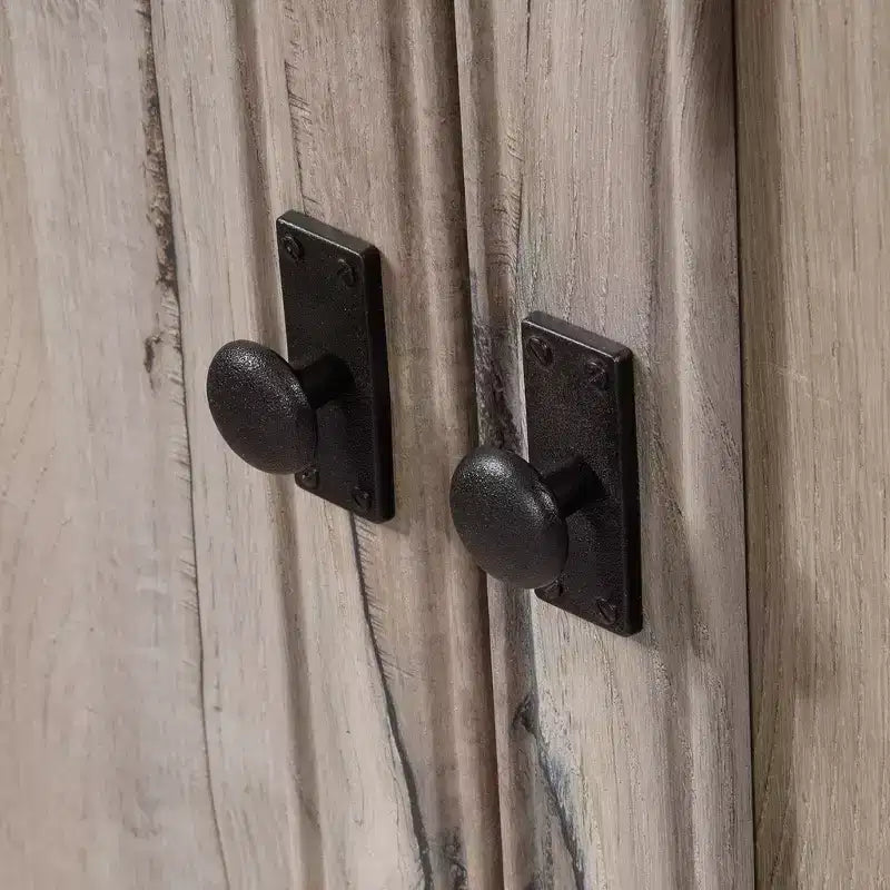 Bibliothèque 72" avec portes Chêne fendu 3 tablettes réglables