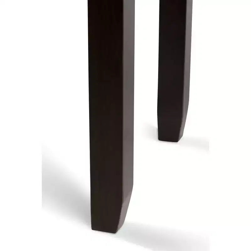 Table basse 42 po en pin massif brun acajou avec 2 tiroirs