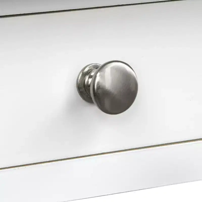 Bureau compact avec huche blanc
