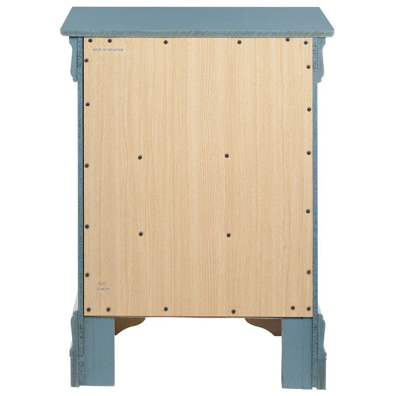 Table de chevet en bois à 3 tiroirs