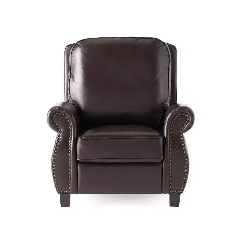 Fauteuil club relax en cuir