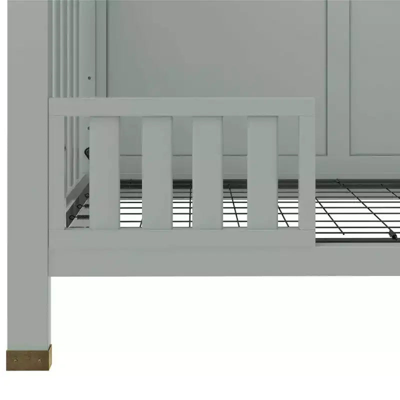 Barrière de conversion en bois peint pour lits de bébé transformables