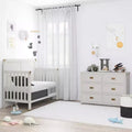 Barrière de conversion en bois peint pour lits de bébé transformables