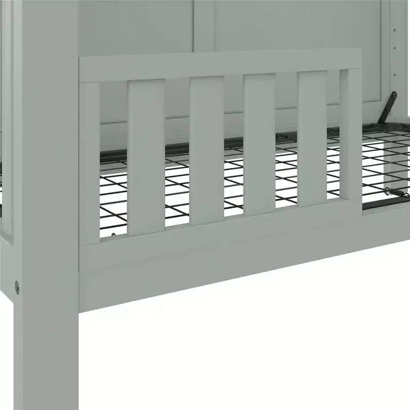 Barrière de conversion en bois peint pour lits de bébé transformables