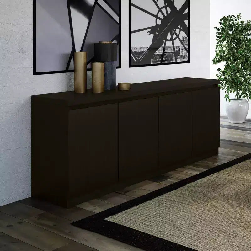 Buffet Bahut à 6 Étagères et 4 Portes de 160 cm