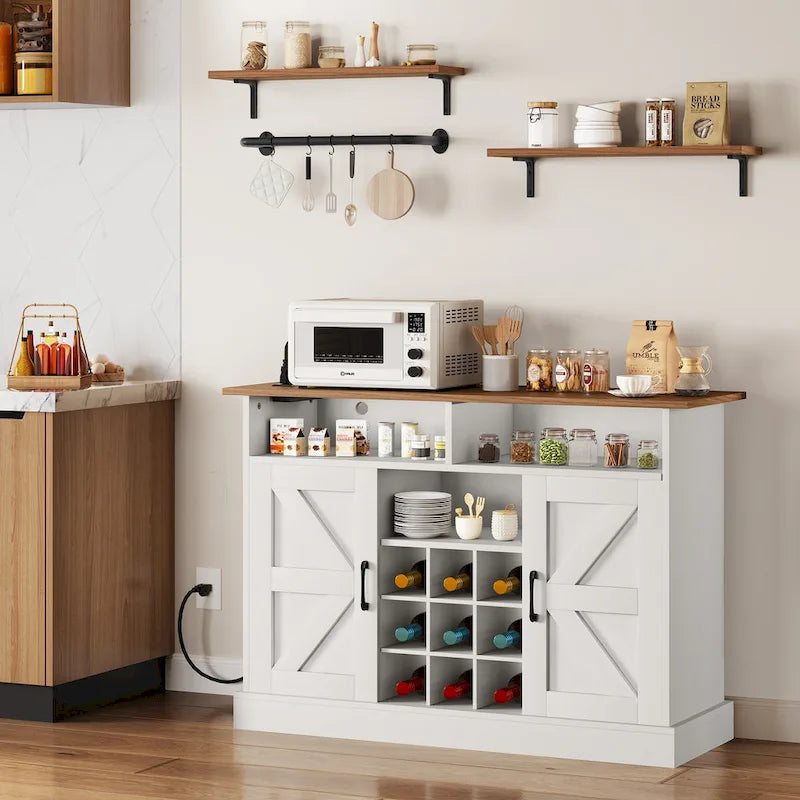 Moasis 52 Buffet Cabinet Meuble de bar à café de ferme