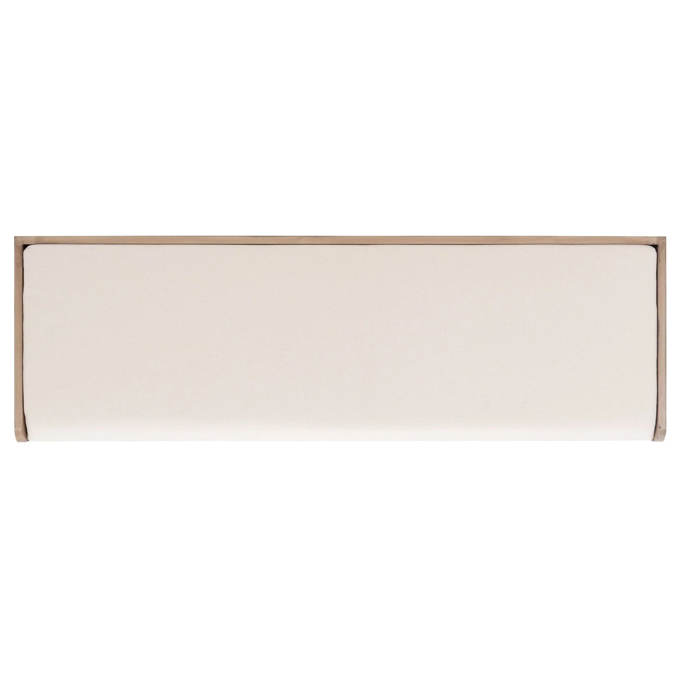 Banc de rangement SAFAVIEH Fiorello 3 tiroirs avec coussin - 47,3 L x 15 P x 19 H - 47Lx15Px19H