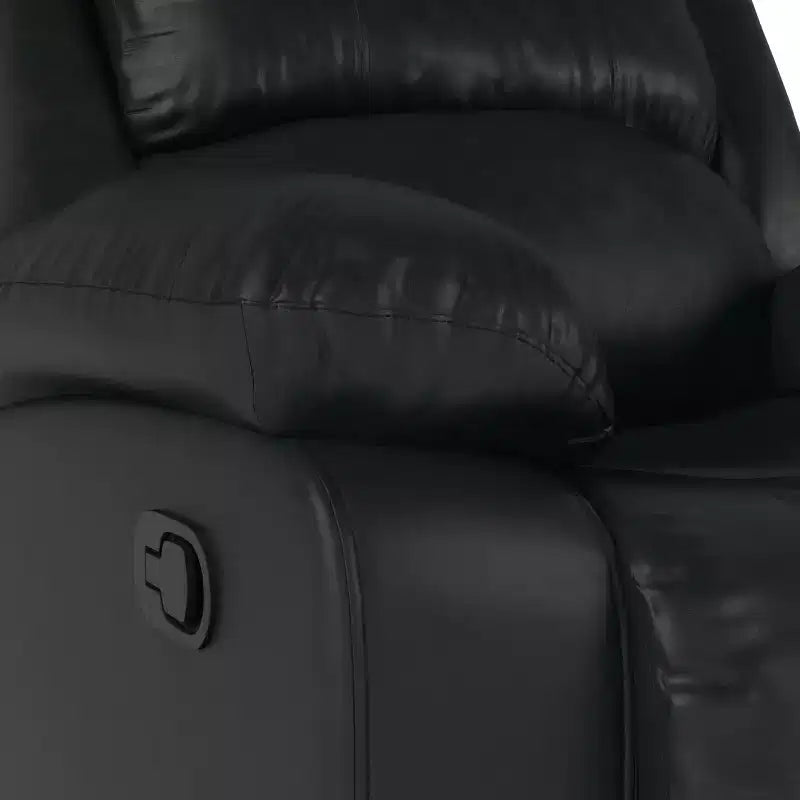 Fauteuil inclinable manuel en similicuir avec inclinaison multiposition