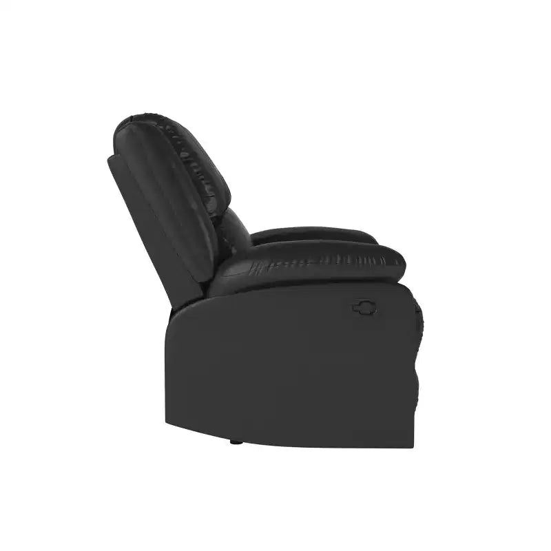 Fauteuil inclinable manuel en similicuir avec inclinaison multiposition