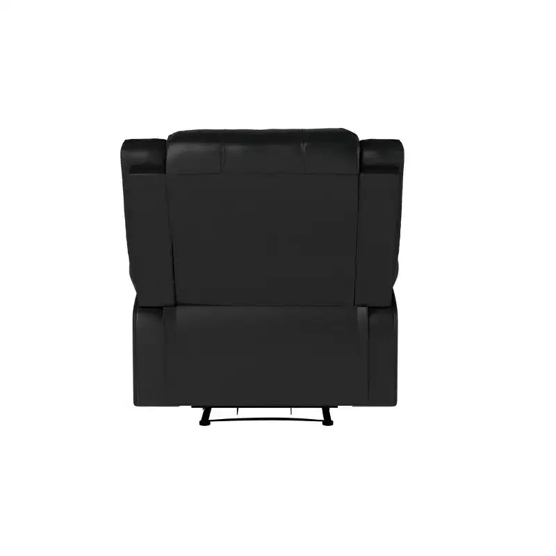 Fauteuil inclinable manuel en similicuir avec inclinaison multiposition