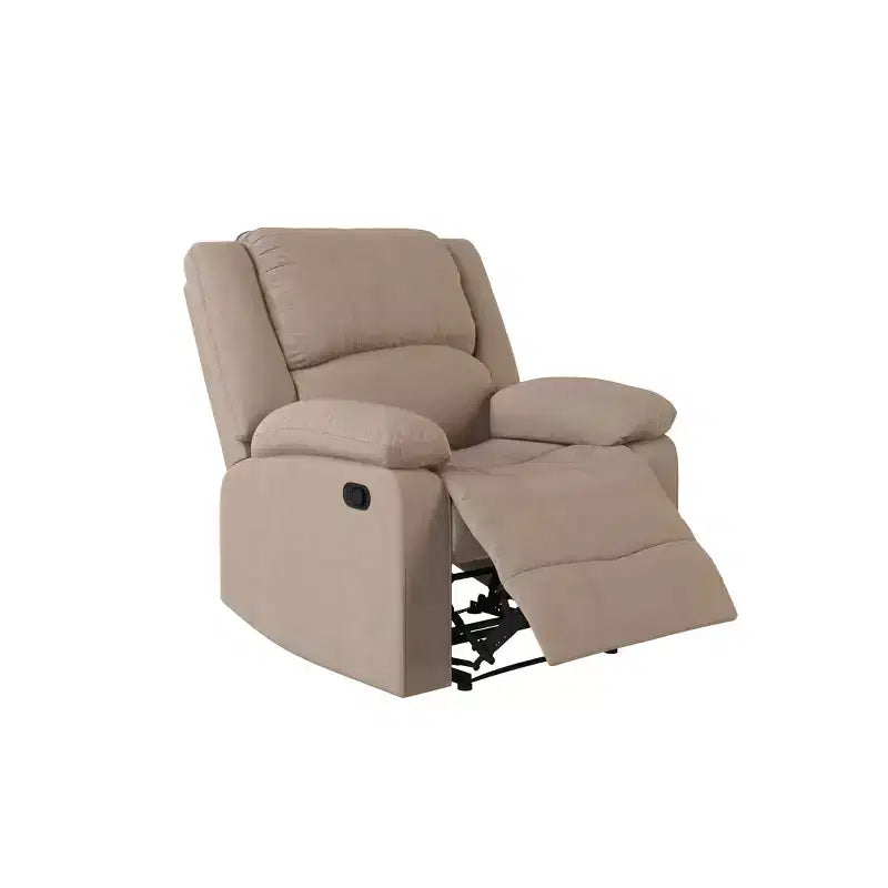 Fauteuil inclinable manuel en similicuir avec inclinaison multiposition
