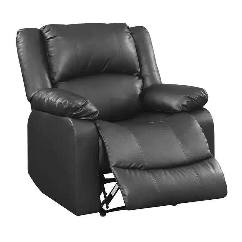 Fauteuil inclinable manuel en similicuir avec inclinaison multiposition