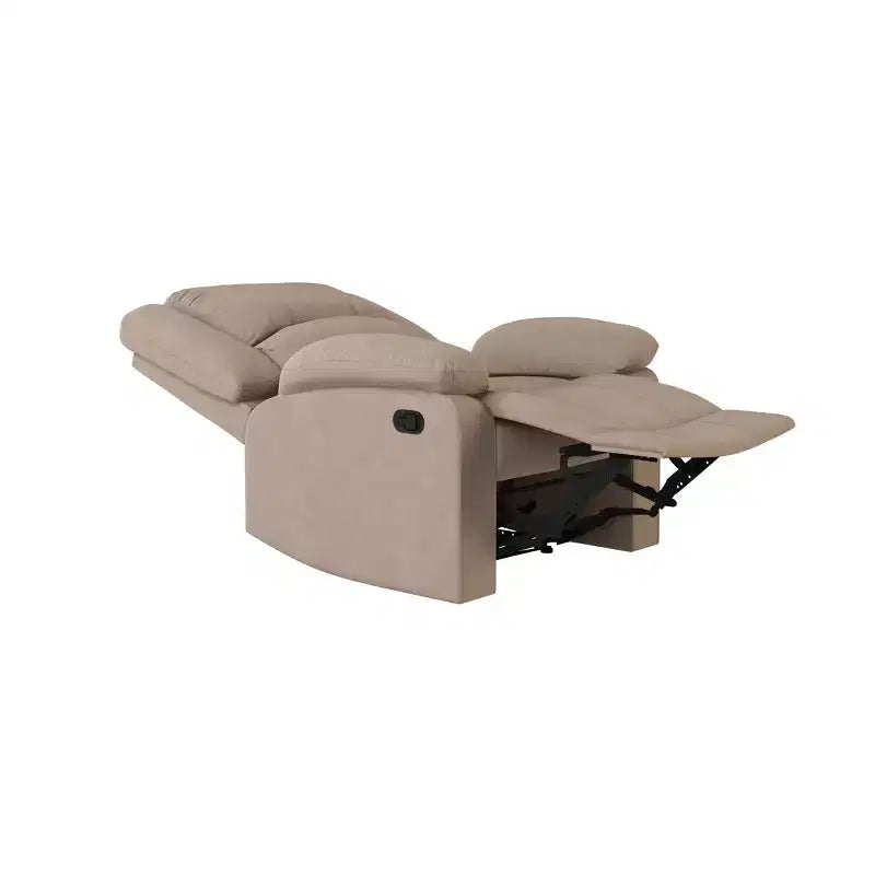 Fauteuil inclinable manuel en similicuir avec inclinaison multiposition