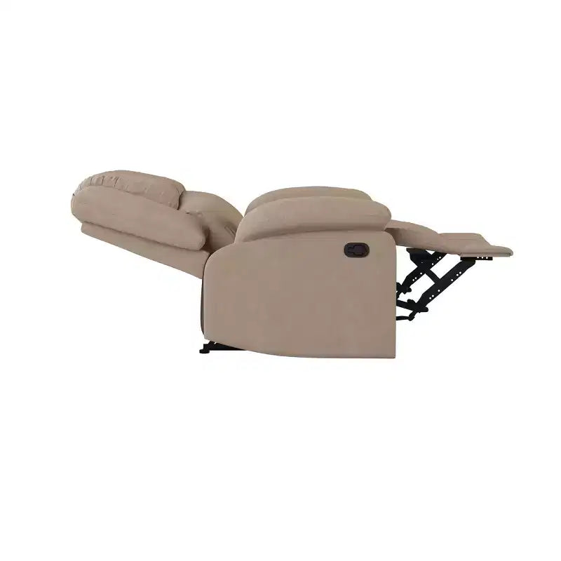 Fauteuil inclinable manuel en similicuir avec inclinaison multiposition