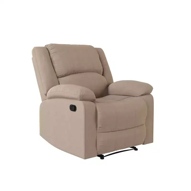 Fauteuil inclinable manuel en similicuir avec inclinaison multiposition