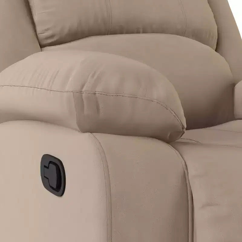 Fauteuil inclinable manuel en similicuir avec inclinaison multiposition