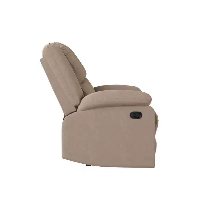 Fauteuil inclinable manuel en similicuir avec inclinaison multiposition