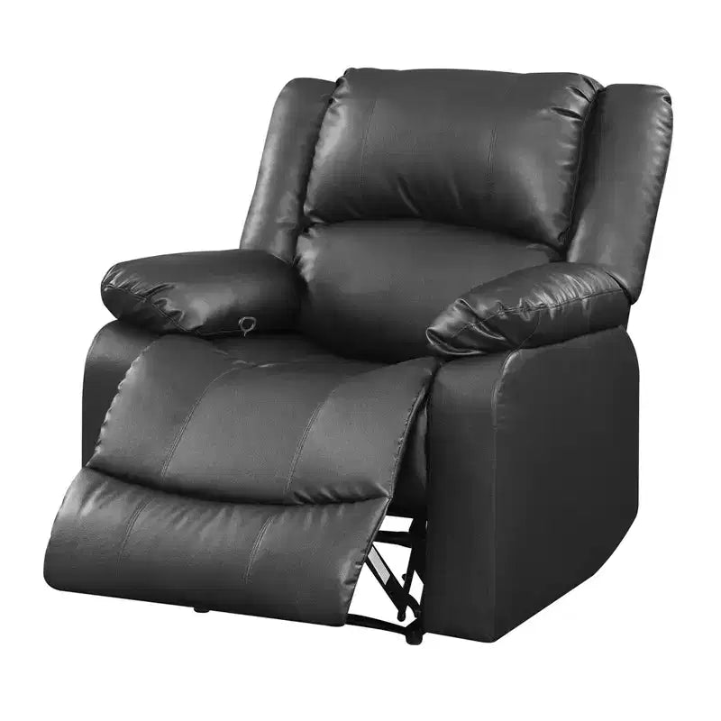 Fauteuil inclinable manuel en similicuir avec inclinaison multiposition