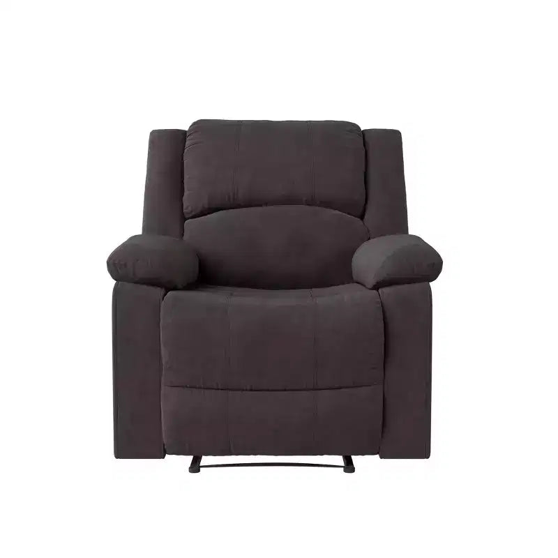 Fauteuil inclinable manuel en similicuir avec inclinaison multiposition