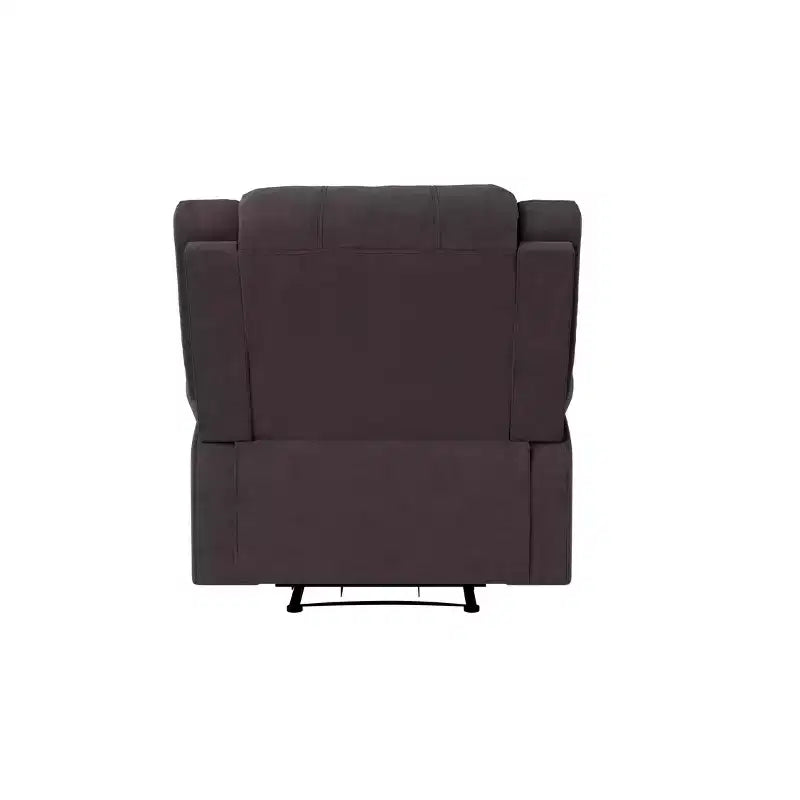 Fauteuil inclinable manuel en similicuir avec inclinaison multiposition