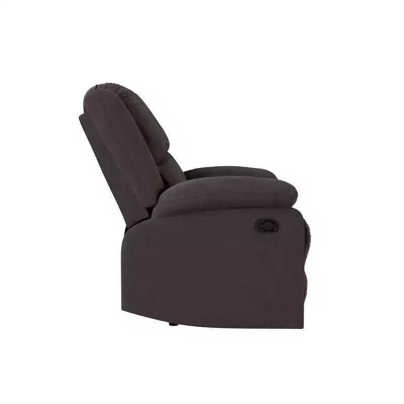 Fauteuil inclinable manuel en similicuir avec inclinaison multiposition