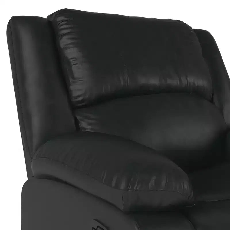 Fauteuil inclinable manuel en similicuir avec inclinaison multiposition