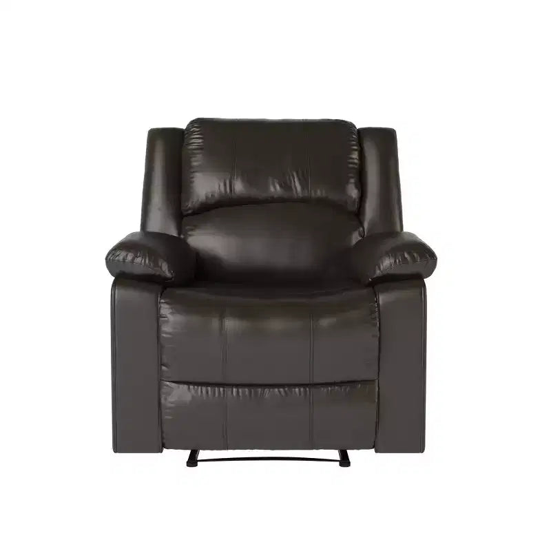 Fauteuil inclinable manuel en similicuir avec inclinaison multiposition