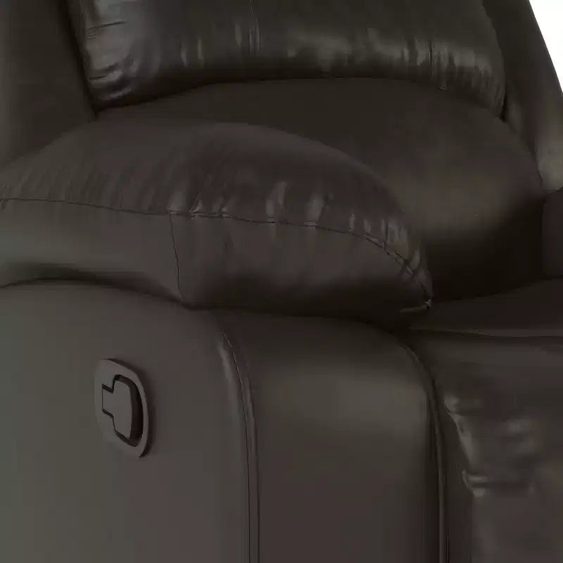 Fauteuil inclinable manuel en similicuir avec inclinaison multiposition