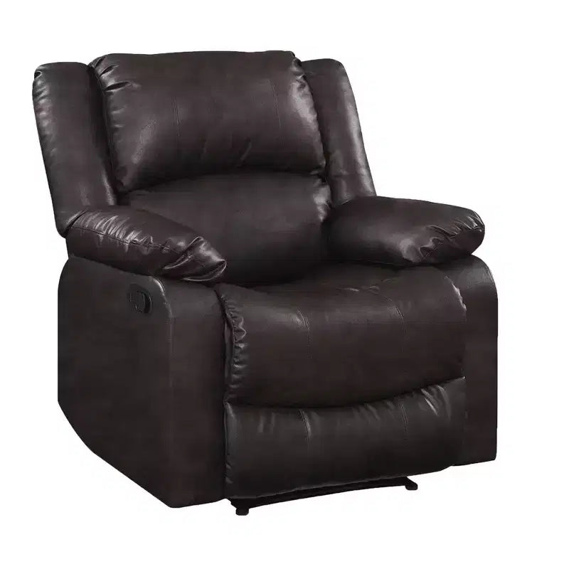 Fauteuil inclinable manuel en similicuir avec inclinaison multiposition