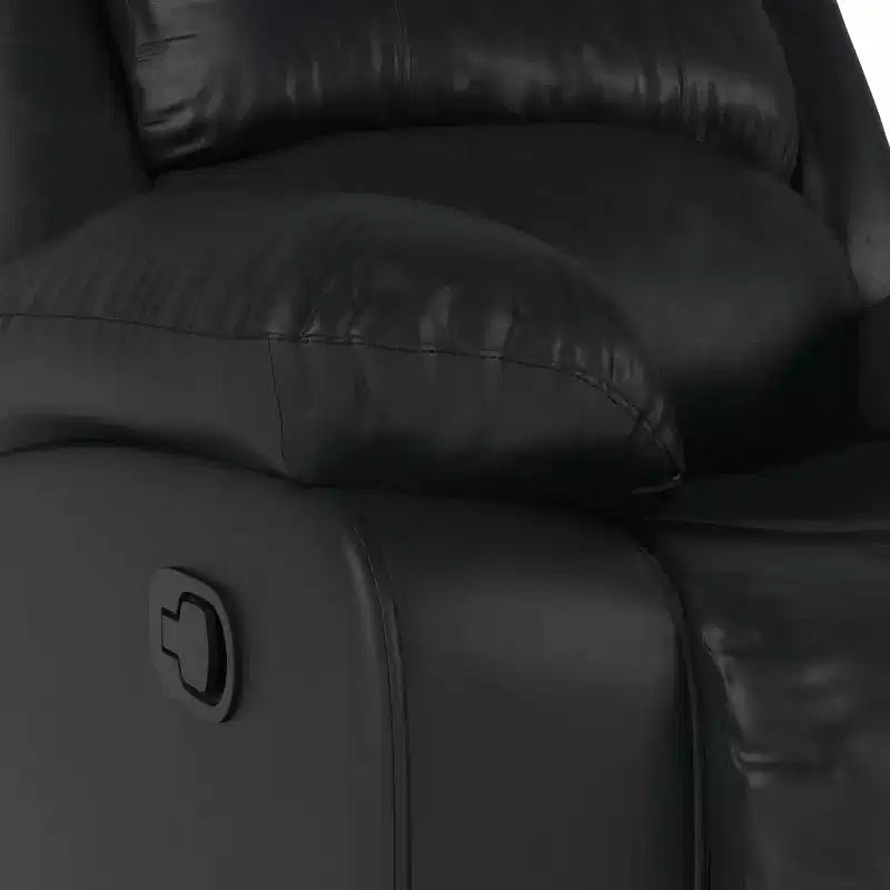 Fauteuil inclinable manuel en similicuir avec inclinaison multiposition