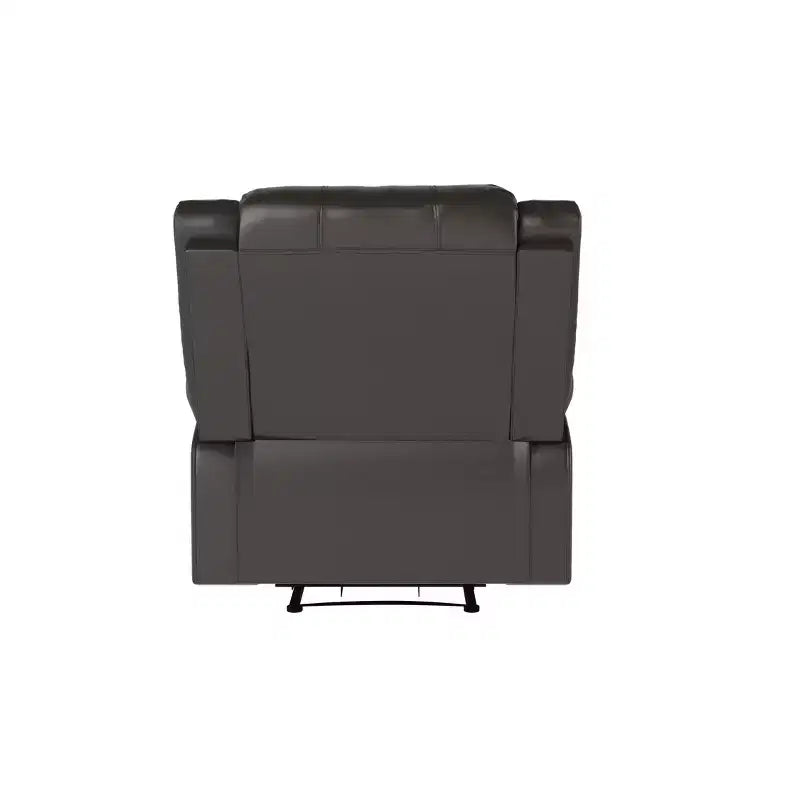 Fauteuil inclinable manuel en similicuir avec inclinaison multiposition