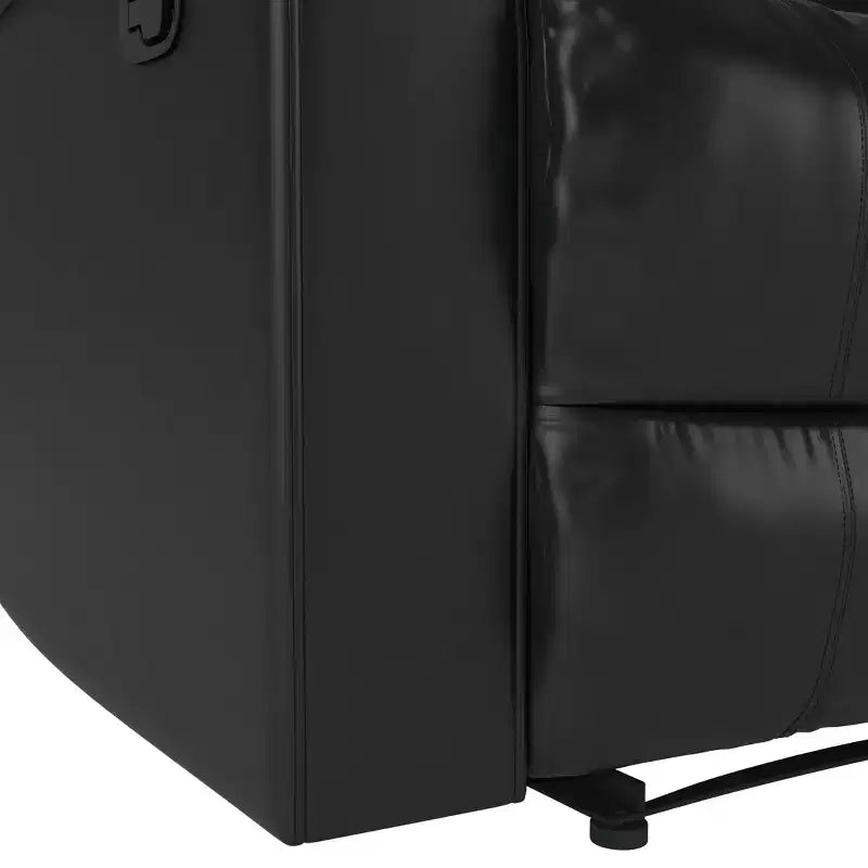 Fauteuil inclinable manuel en similicuir avec inclinaison multiposition