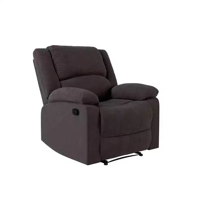 Fauteuil inclinable manuel en similicuir avec inclinaison multiposition