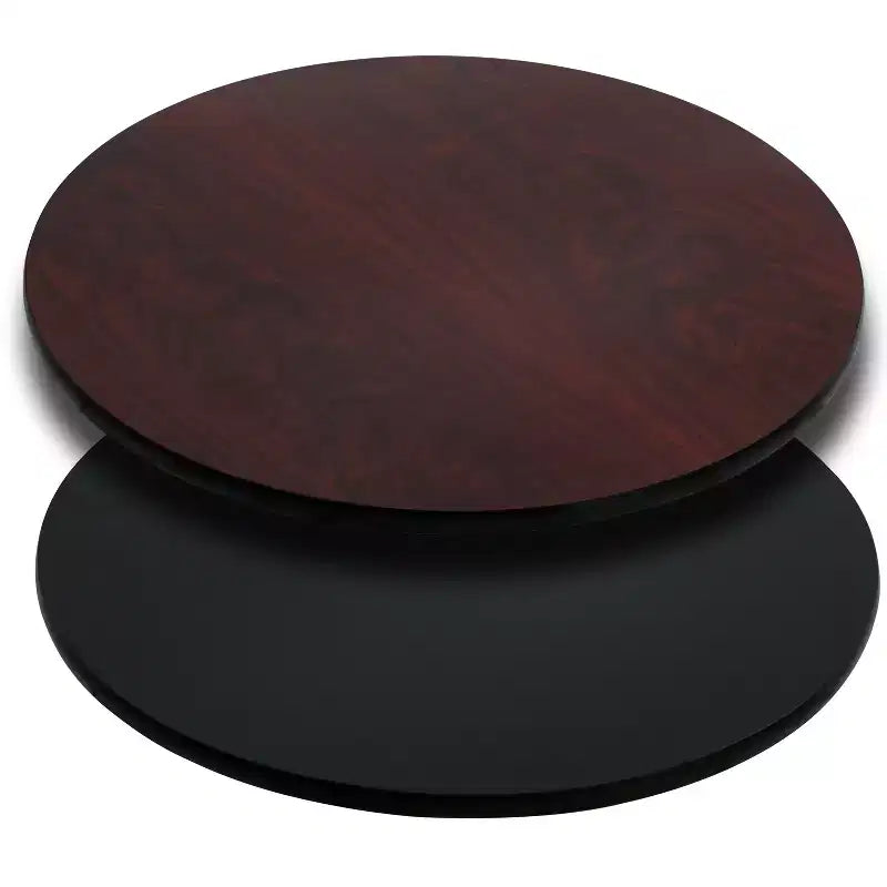 Dessus de table rond stratifié réversible de 42 po