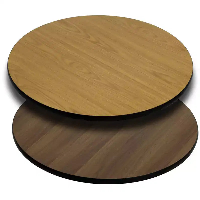 Dessus de table rond stratifié réversible de 42 po
