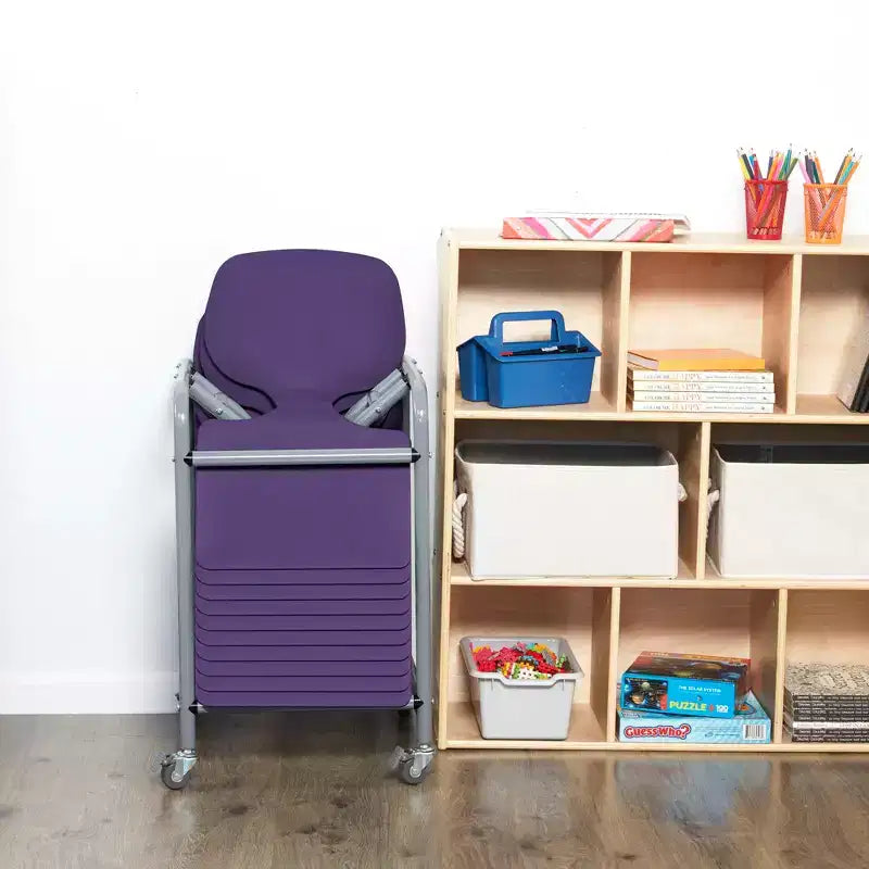 Pupitre d'activités portable avec chariot de rangement mobile (lot de 10)