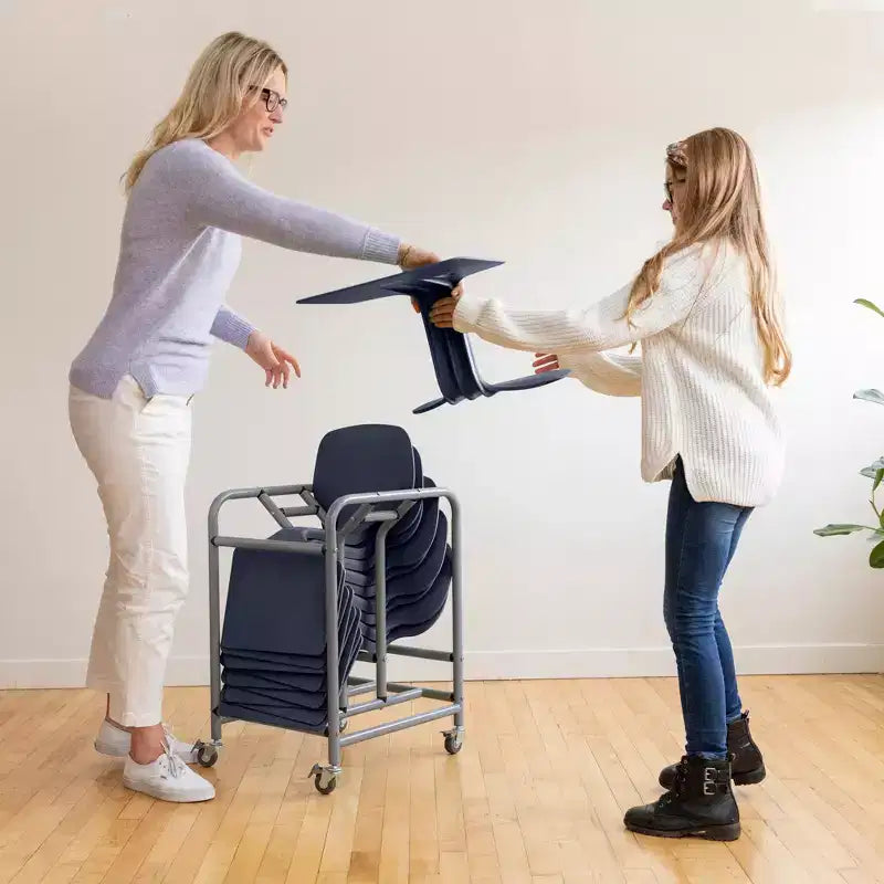 Pupitre d'activités portable avec chariot de rangement mobile (lot de 10)