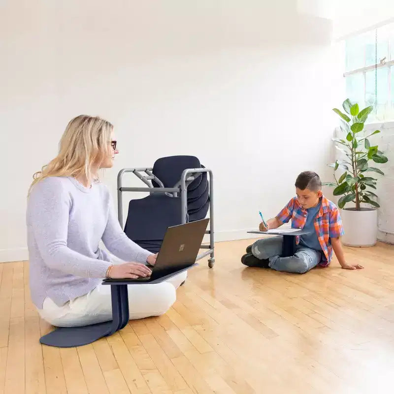 Pupitre d'activités portable avec chariot de rangement mobile (lot de 10)