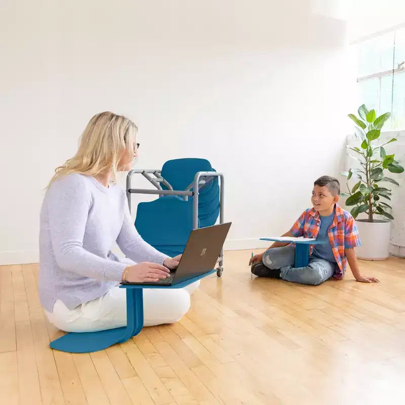 Pupitre d'activités portable avec chariot de rangement mobile (lot de 10)