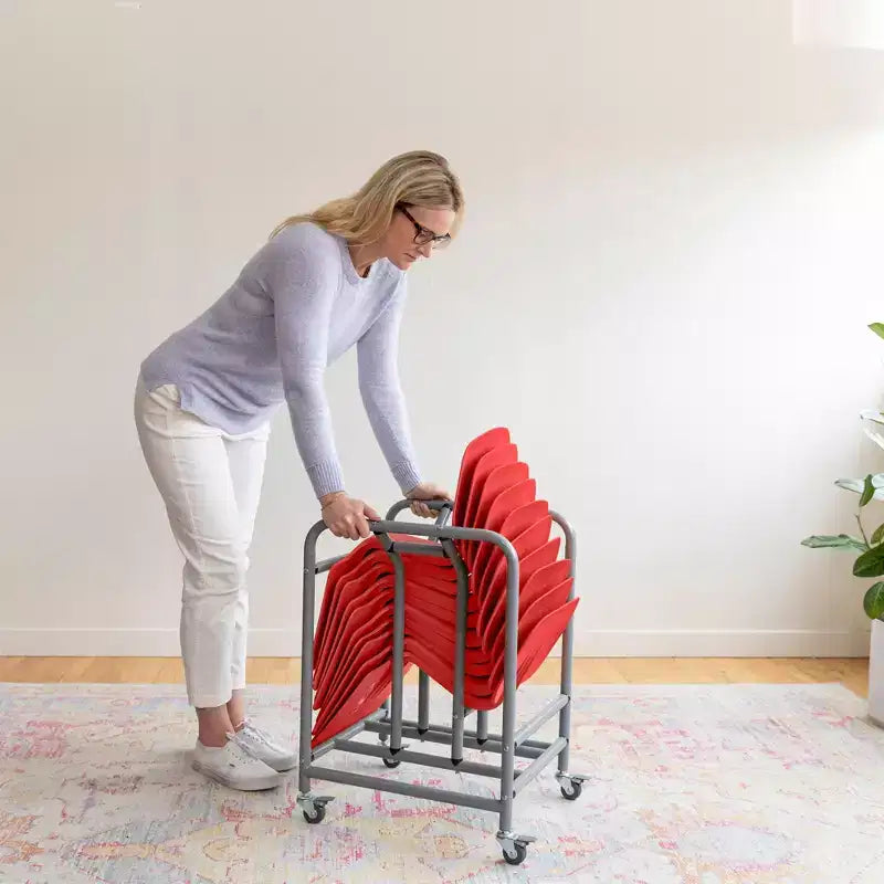 Pupitre d'activités portable avec chariot de rangement mobile (lot de 10)