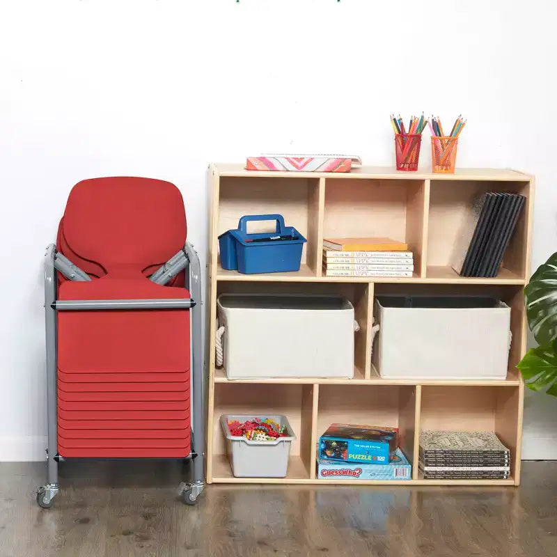 Pupitre d'activités portable avec chariot de rangement mobile (lot de 10)