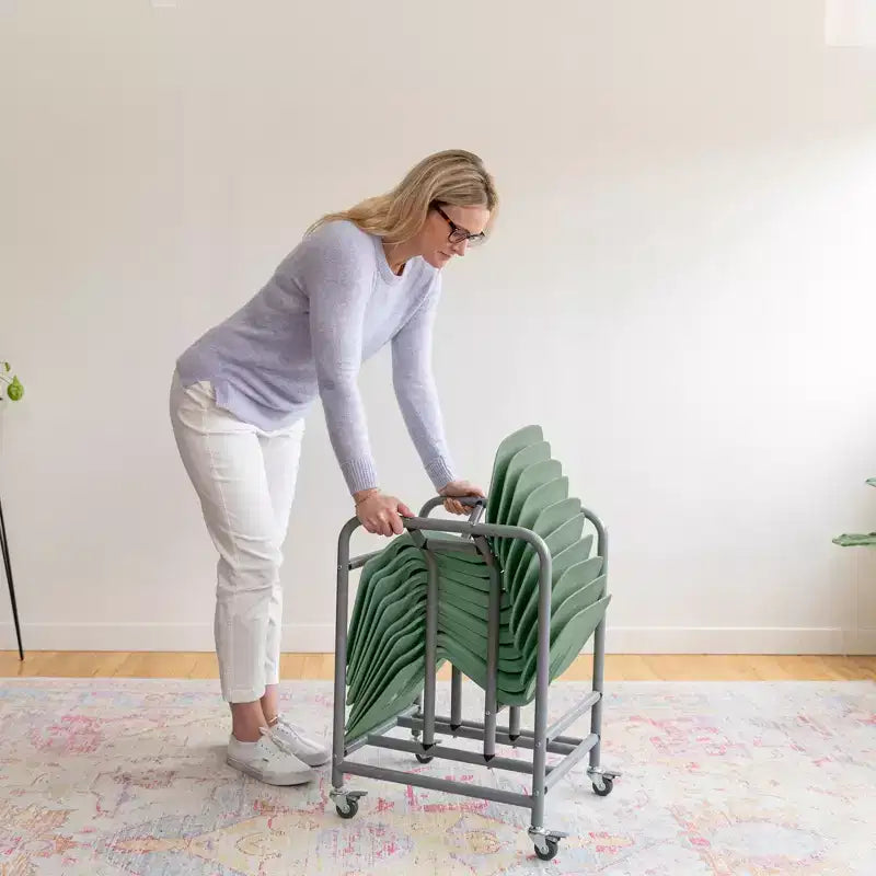 Pupitre d'activités portable avec chariot de rangement mobile (lot de 10)
