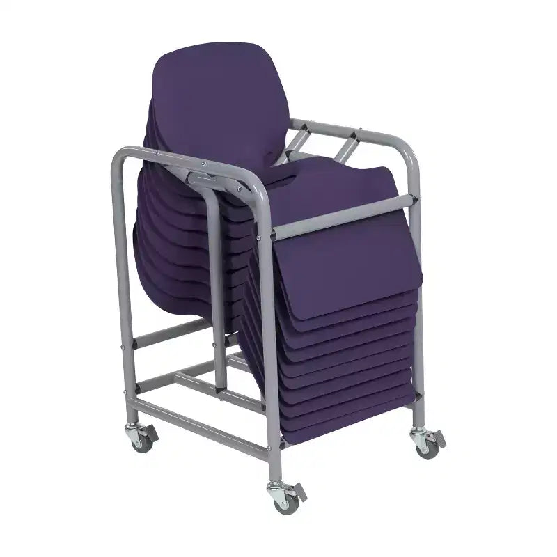 Pupitre d'activités portable avec chariot de rangement mobile (lot de 10)