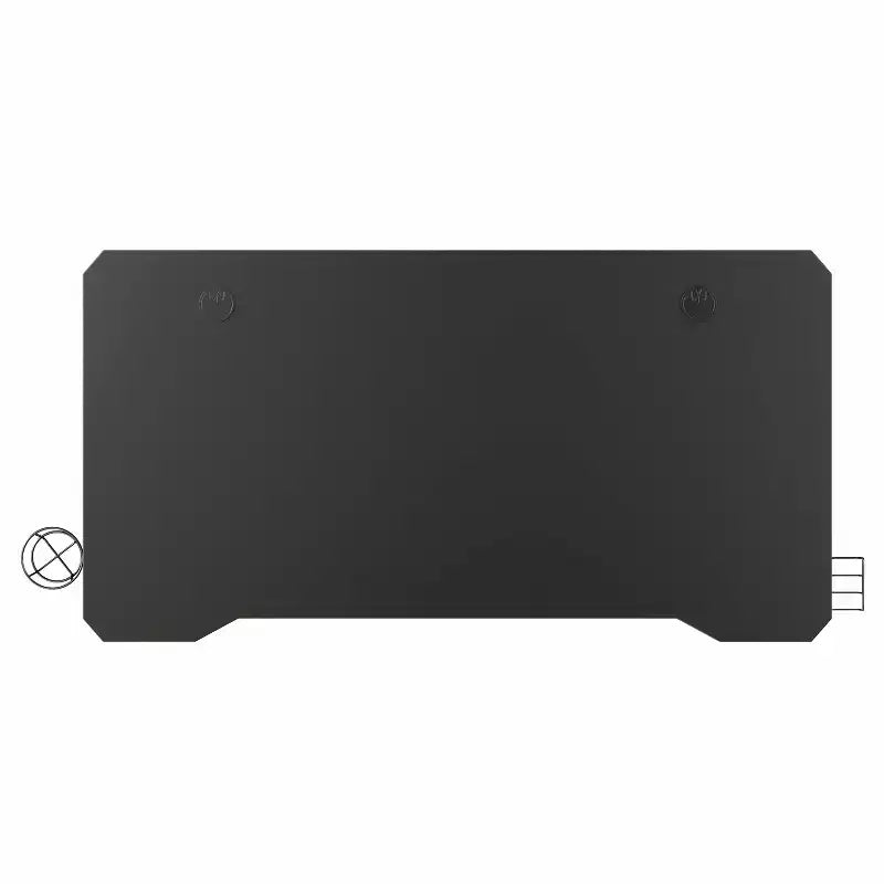 Bureau ergonomique professionnel pour gaming avec porte-gobelet et crochet pour casque