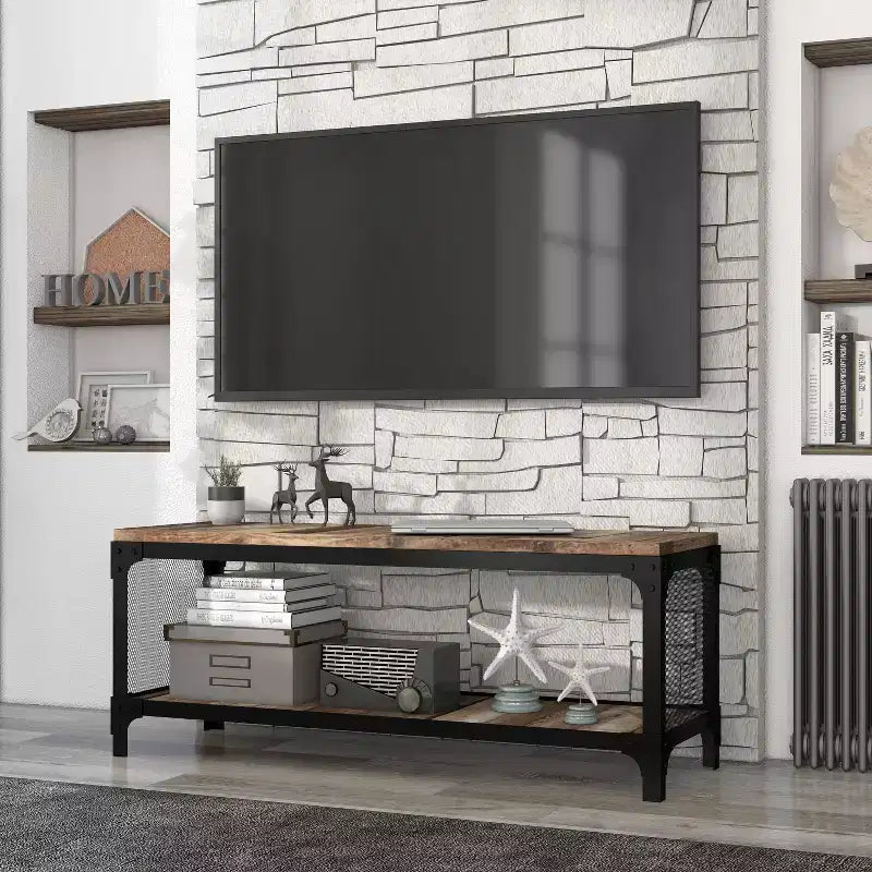 Meuble TV pour téléviseurs jusqu'à 55" avec étagères ouvertes