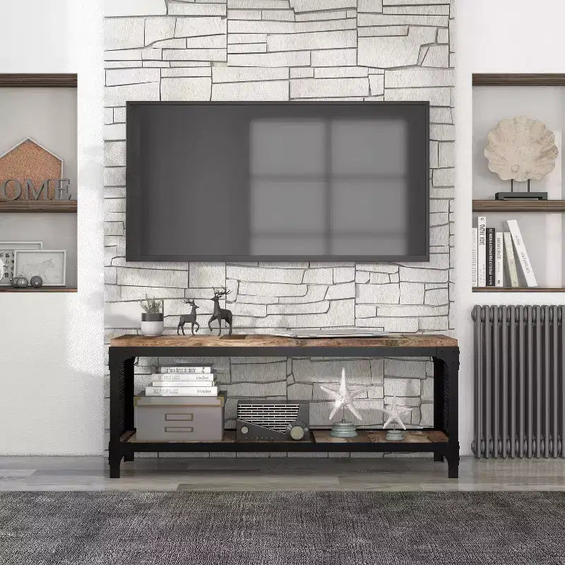Meuble TV pour téléviseurs jusqu'à 55" avec étagères ouvertes