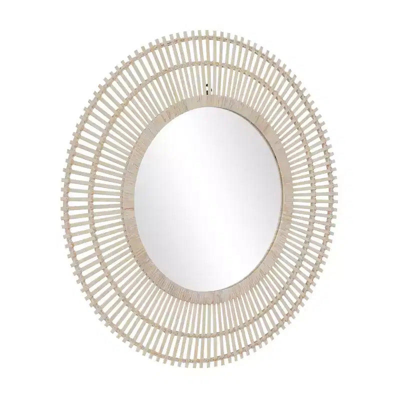 Miroir mural rond Bambou Starburst 37"