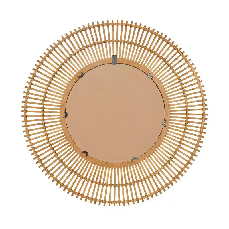 Miroir mural rond Bambou Starburst 37"